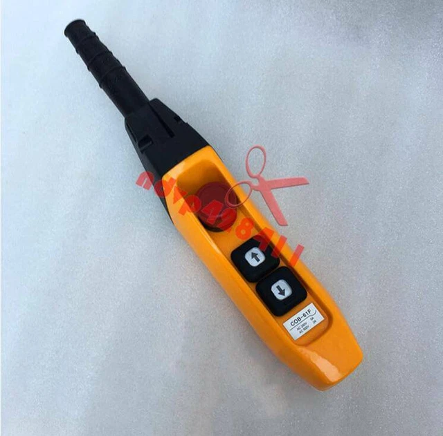 1 pz interruttore pulsante controllo paranco gru COB-61F COB velocità singola