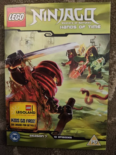 LEGO NINJAGO SEASON Series 7 Dvd Inc Slipcase Kids 10 Episodes