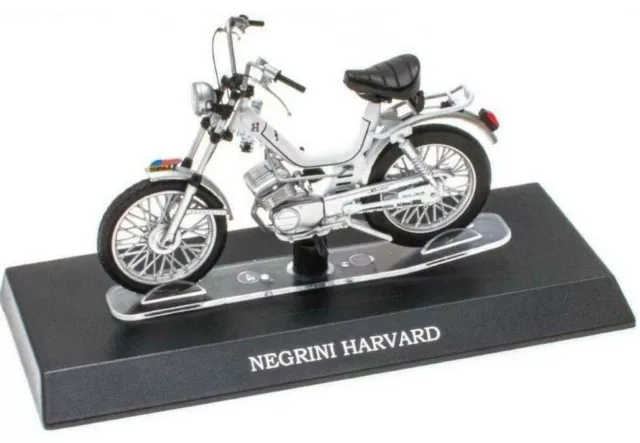 LEO MODELS, NEGRINI Ciclomotore Harvard 1977 bianco, 1/18,  MAGMOT030