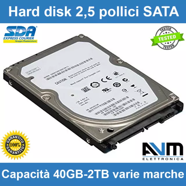 Hard disk 2,5" SATA 2TB 1TB 500GB 250GB 160GB WD Seagate HDD PlayStation Xbox