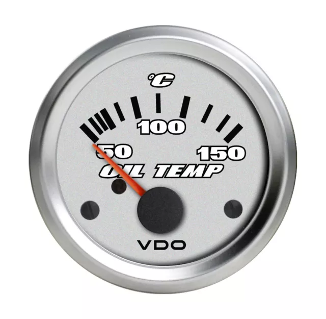VDO Cockpit Vision Titanium Oil temperature Gauge 50 - 150 C -with sensor .