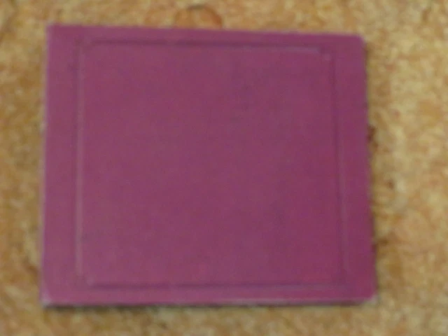 78 Rpm Record Storage Album, Burgandy Design,  Holds 12 Records,