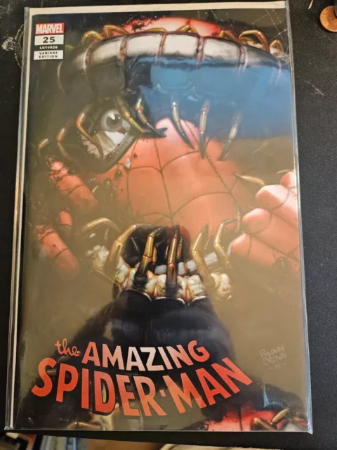 The Amazing Spider-Man #25 Ryan Brown Trade Dress Variant Cover Marvel Comics