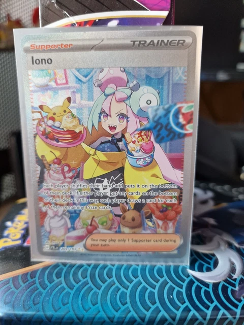 Pokemon Iono 269/193 Paldea Evolved Full Alt Art Holo SECRET Rare Mint