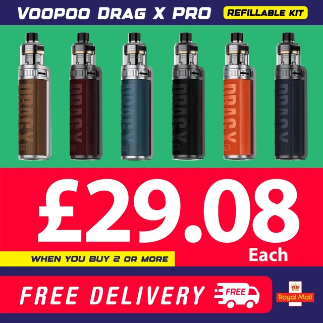 E CIGARETTE STARTER Kit, YumaPuff Armor 100w, E Cigs, Rechargeable 2000mah  Vape £29.99
