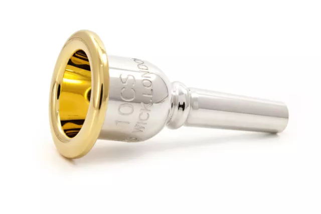 Denis Wick Heritage Trombone Mouthpiece Gold and Silver Plated