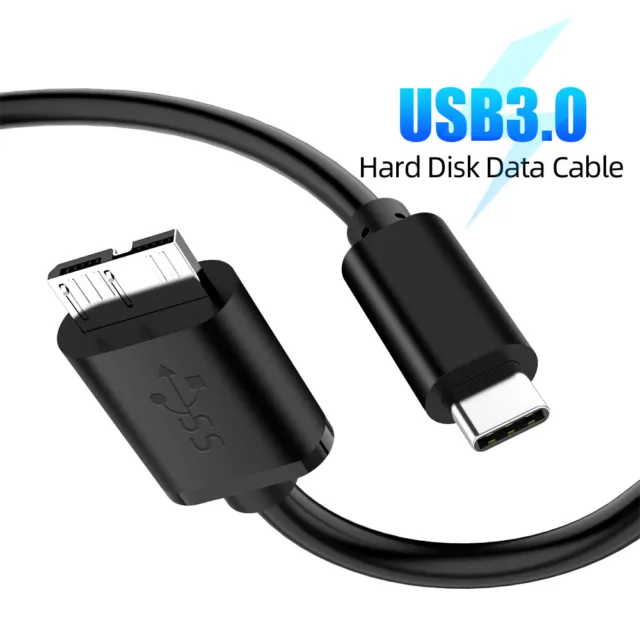 USB Type-C to Micro B 3.1 Gen2 Cable for MacBook Chromebook External Hard Drive