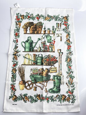Strofinaccio Natalizio 100% Lino Motivo: Schiaccianoci Ulster Weavers 