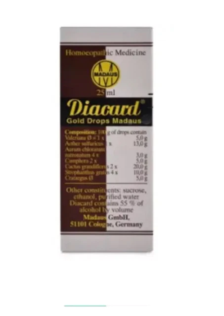 Adel Omeopatica Madaus Diacard Oro Gocce (25ml)