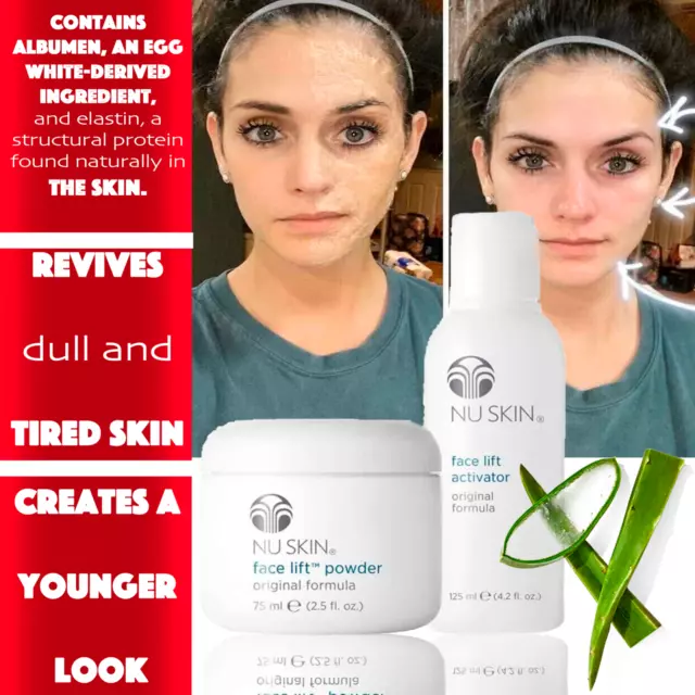 NuSkin Face Lift Activator SET KIT (liquid + Powder) Nu skin 2