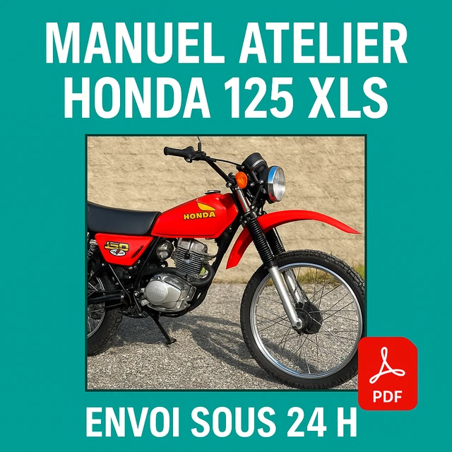 MANUEL ATELIER HONDA 125 XLS Revue Technique Anglais CD PDF Moto EUR 19 ...