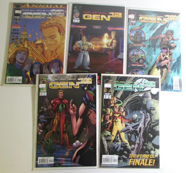 Gen 13 Bootleg Lot of 5 #17B,18,19,20,Annual 1 Image Comics (1998) Comic Books