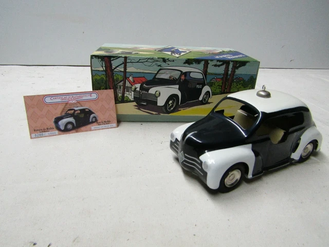 Jouet Mécanique CIJ - Voiture Renault 4CV - Vintage France - Rare