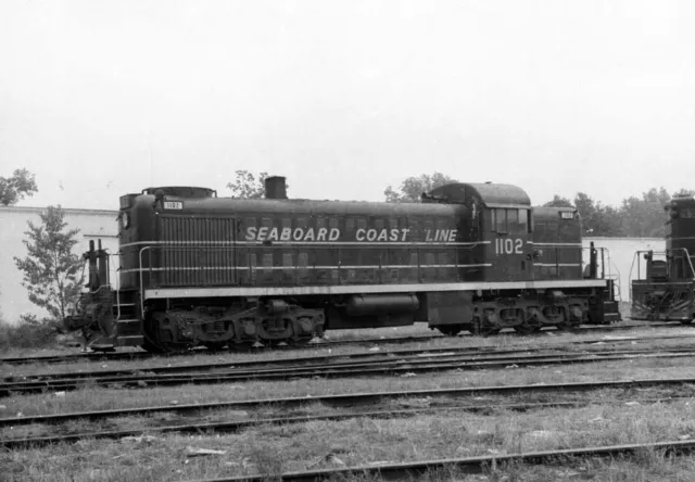 Negative - Seaboard Coast Line Railroad Alco RSC-2 Diesel Unit No. 1102