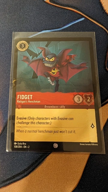 Fidget Ratigan's Henchman 108/204 Disney Lorcana - Rise of the Floodborn - FOIL