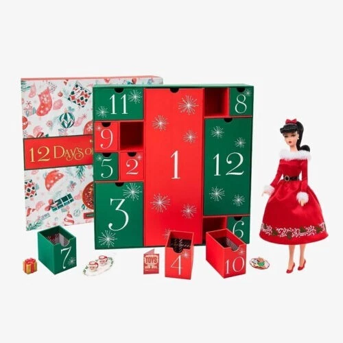 Barbie 12 Days of Christmas Fashion Doll Mattel NRFB Advent Calendar