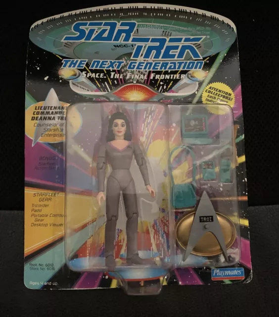 Playmates Star Trek The Next Generation Lieutenant Commander Deanna Troi (New)