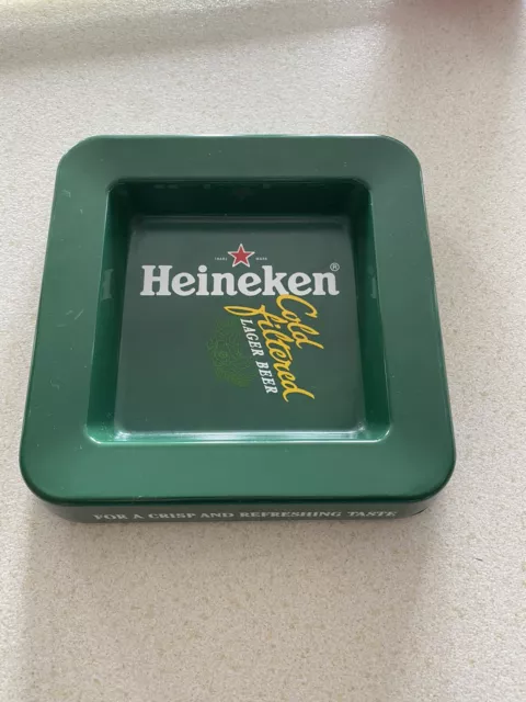 Heineken ashtray advertising Melamine, Fabulous Condition