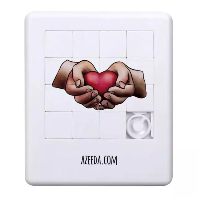 'Hands Holding Heart' Sliding Puzzle (PZ00014962)