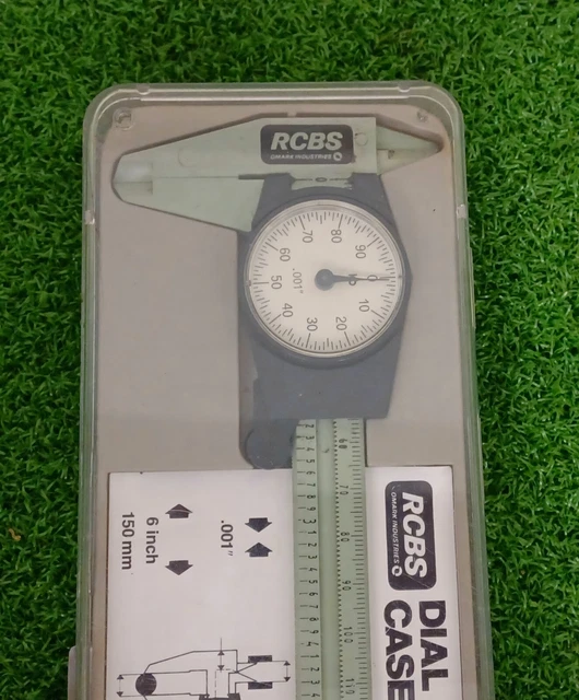 RCBS MULTI PURPOSE Dial Caliper Case Length Gauge Swiss Made 30.00