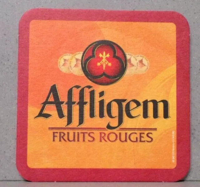 Sous bock AFFLIGEM / Fruits Rouges / Bière belge / Brasserie Brabant flamand