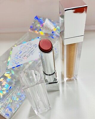 PÜR Cosmetics Crystal Clear 2 PC Lipstick & Lipgloss Kit Christmas Ornament~New~