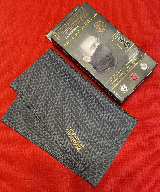 NOS Guardwell Face Protector Thermal Protection Charcoal New Open Box OSFM