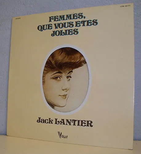33 RPM Jack Lantier Disk LP 12 " Ladies Womens Que Vous Re Pretty - Vogue 30171