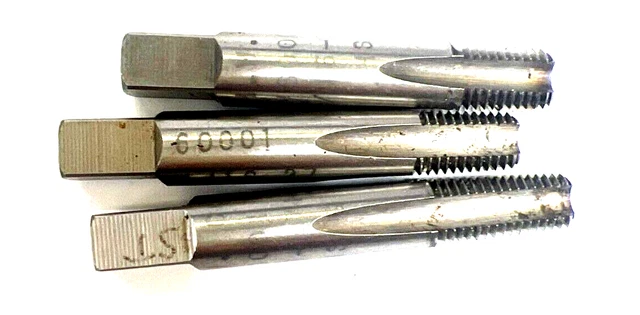 H.w.co  1/16-27 Npt Standard Pipe Tap Bottoming Lot Of 3