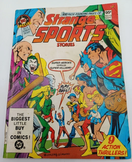 DC Special Blue Ribbon Digest #13 Strange Sports Stories 1981 Justice League