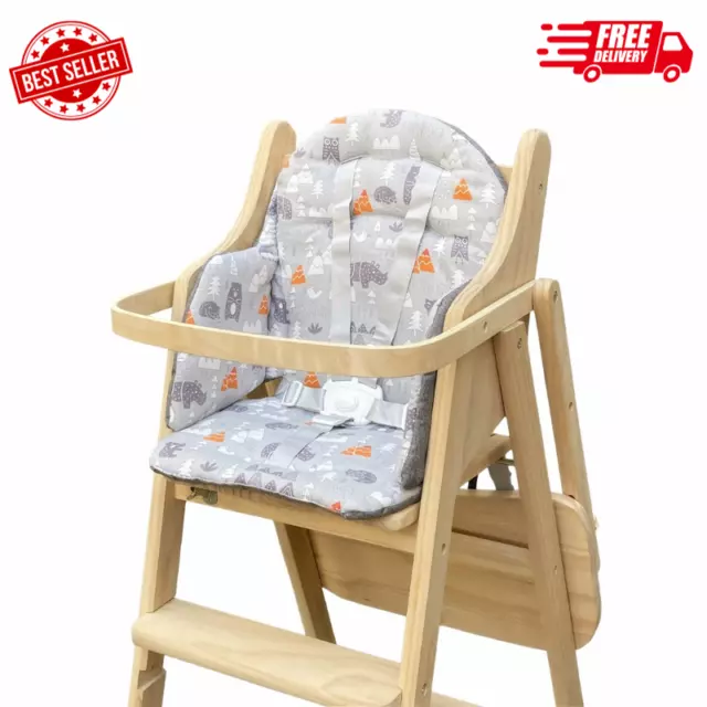 Highchair Cushion Insert Baby High Chair Cover Pad Chair Seat Cushion Liner