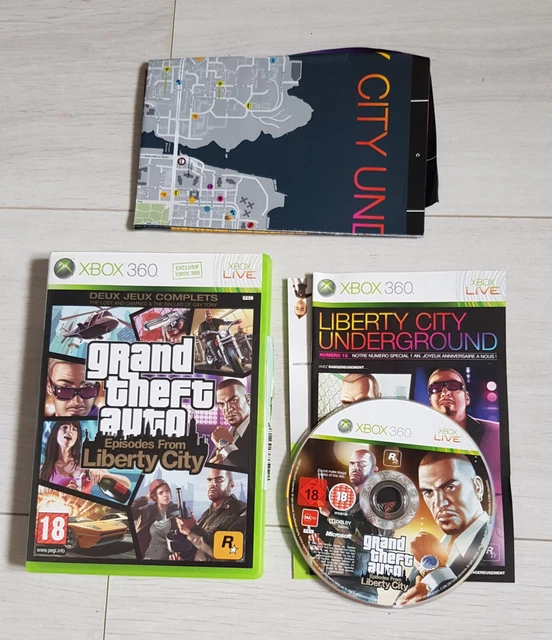 Jeu grand theft auto liberty city gta avec notice carte