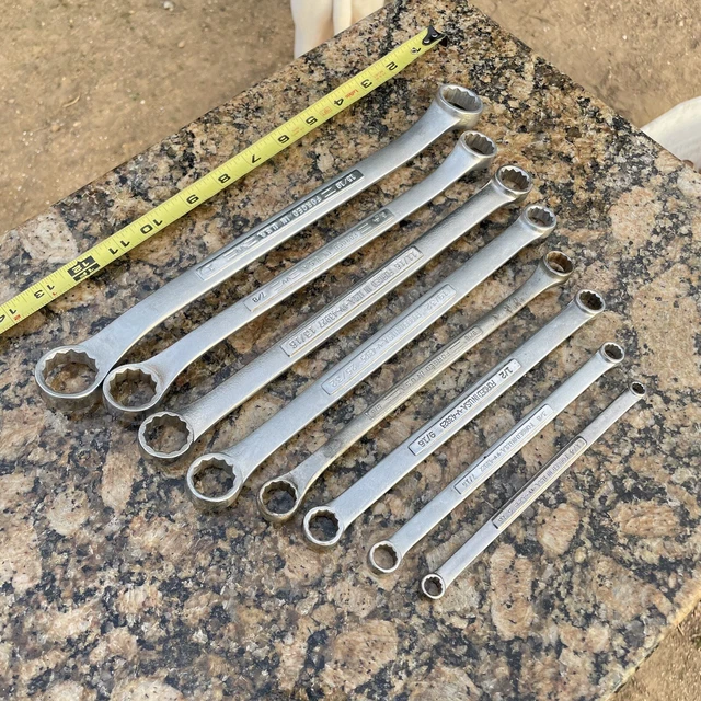 CRAFTSMAN =V = Series Sae 8Pc. Double Box End Offset Wrench Set, 1/4