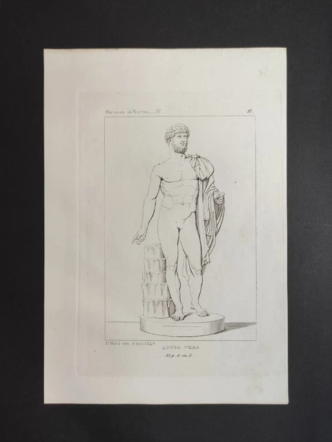 Lucio Vero, Ricordi di Napoli Martorana, Mori, Stampa 1853