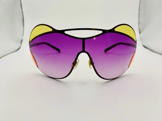 RARE MIU MIU SMU08S Womens Butterfly Rimless Tinted
