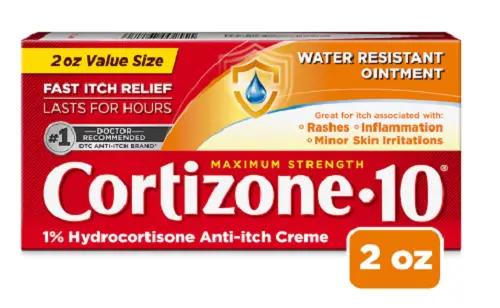 Ungüento resistente al agua Cortizone Max Strength 2 oz 041167002209YN
