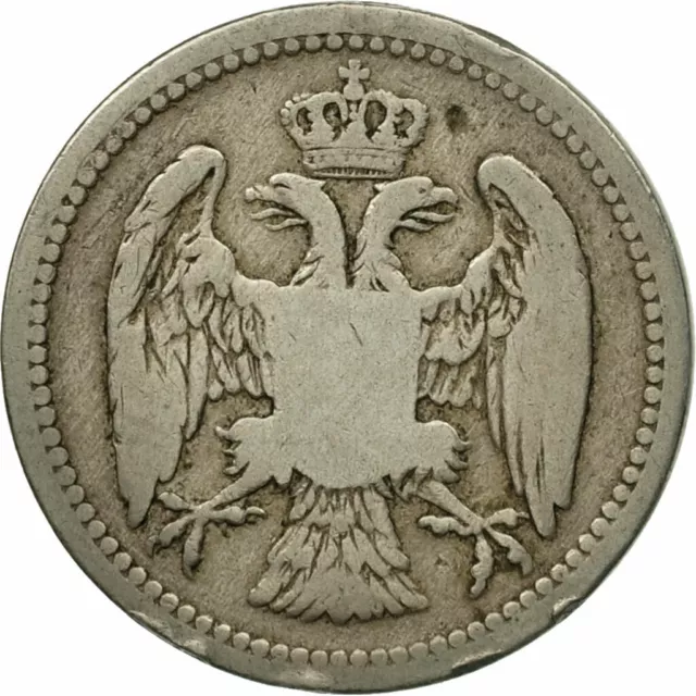 [#548095] Coin, Serbia, Milan I, 10 Para, 1883, VF, Copper-nickel, KM:19