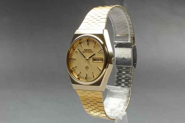 [N MINT] Orologio da uomo vintage in oro SEIKO Grand Twin al quarzo...