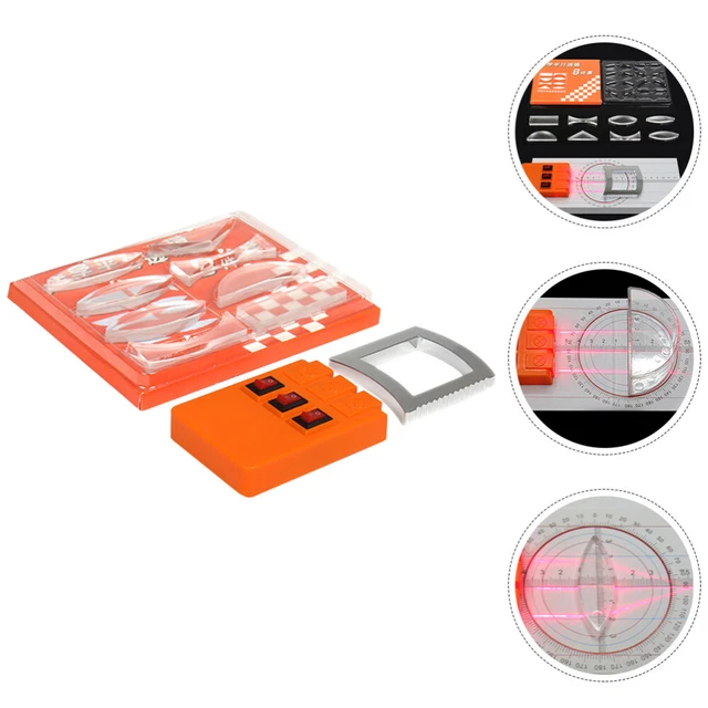 5 Lenti Collimatore In Vetro Rigate 51mm Per Torce LED - Riflettori Convessi
