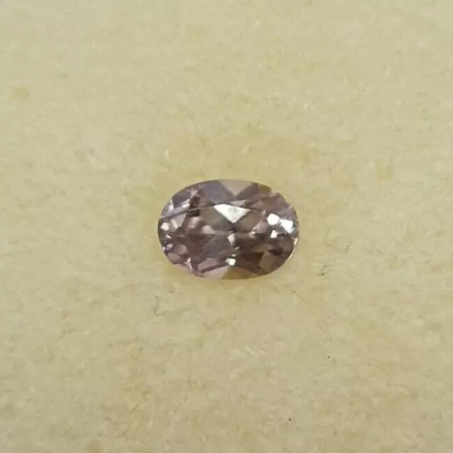 Natural earth-mined soft pink zircon gemstone...0.9 carat