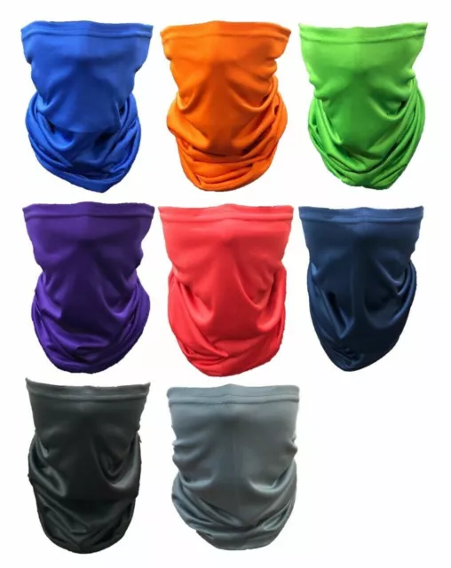 Bandana Face Covering Mask Biker Gaiter Tube Snood Scarf Neck Cover