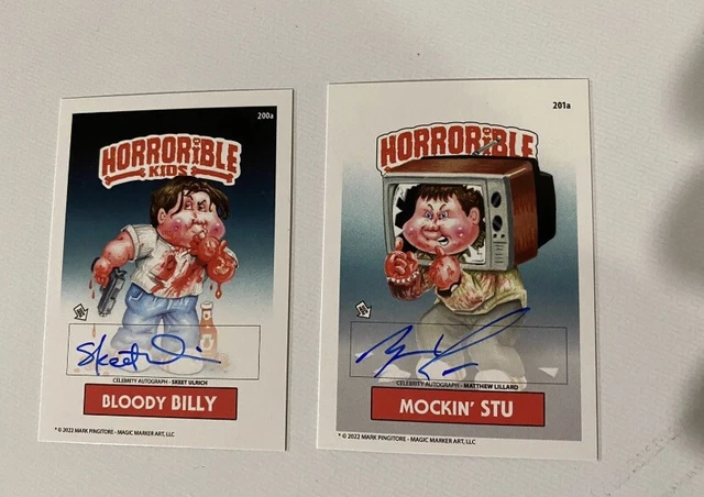 ROYAL BOBBLES SCREAM 6 GHOST FACE GITD EXCLUSIVE +Stu & Billy Autograph Card Lot 3