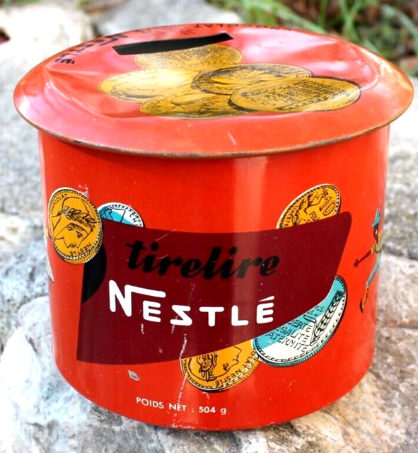 DISTRIBUTEUR DE CHOCOLATS ANCIEN EN TÔLE LITHOGRAPHIÉE AVEC SA CLÉ - Ht 16 cm EUR 165,00 - FR