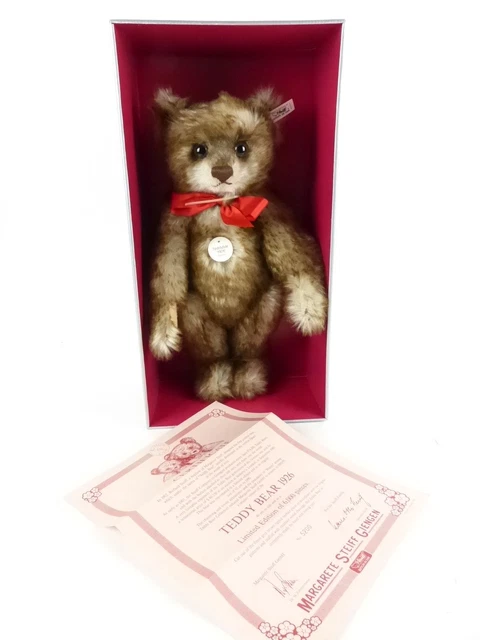 STEIFF TEDDY BEAR 1926 Replica KFS limitiert Happy Anniversary Teddybär ...