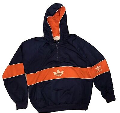 Adidas Originals Top Vintage, Size L, Half-zip, Hoodied