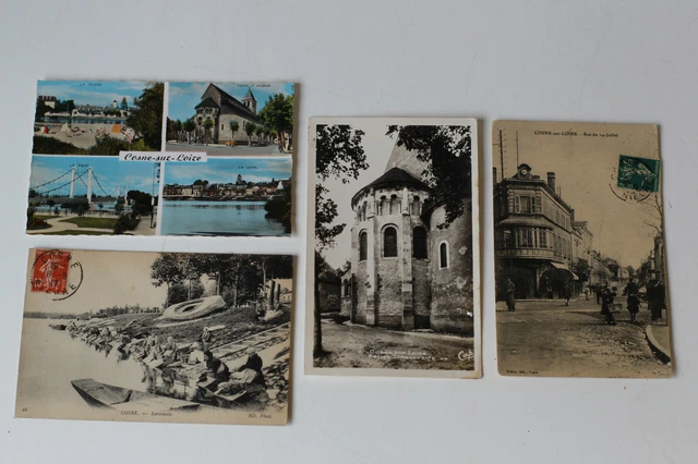 4 CPA de COSNE SUR LOIRE NIEVRE 58