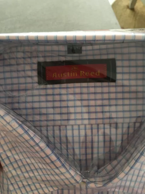 Neuve chemise vintage manches longues à carreaux Austin Reed 3