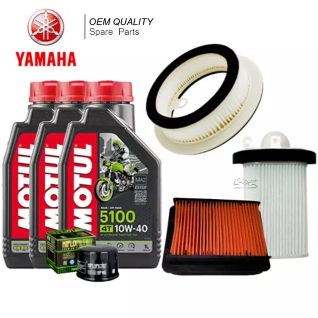 KIT TAGLIANDO YAMAHA TMAX T-MAX 500 ie 2008-2011 FILTRI ARIA / OLIO MOTUL 5100