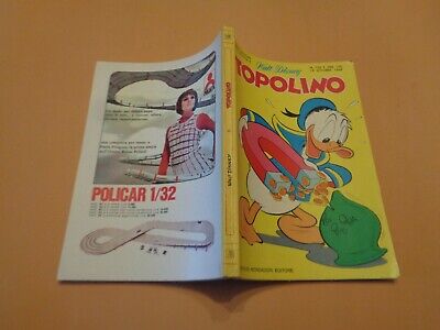 Topolino N° 725 Originale Mondadori Disney Quasi Edicola 1969 Bollini E Cedola
