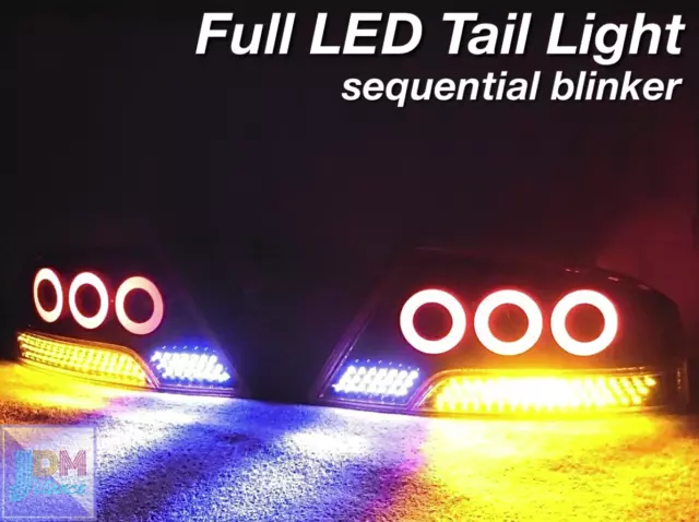 JDM Mitsubishi Lancer Evolution 7 8 9 CT9A Full LED tail light Sequential OEM V2